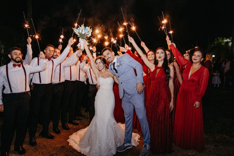 When the Stars Align: The Magic of a Night Wedding